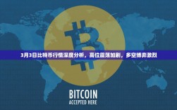 3月3日比特币行情深度分析，高位震荡加剧，多空博弈激烈