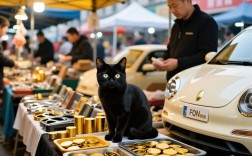 孟州萌猫新去处，探秘火爆的二手欧拉黑猫交易市场