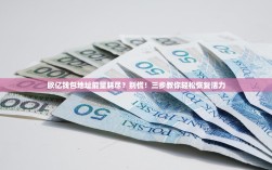 欧亿钱包地址能量耗尽？别慌！三步教你轻松恢复活力