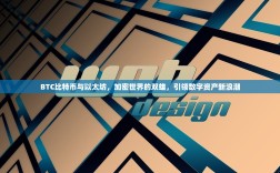 BTC比特币与以太坊，加密世界的双雄，引领数字资产新浪潮