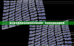 欧亿意交易所转出资金到账时间全解析，你需要知道的关键信息