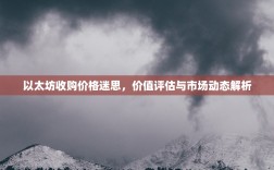 以太坊收购价格迷思，价值评估与市场动态解析