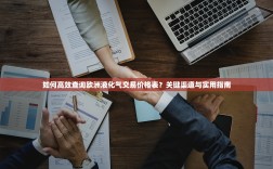 如何高效查询欧洲液化气交易价格表？关键渠道与实用指南