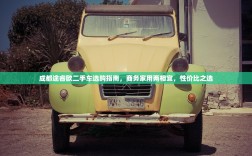 成都途睿欧二手车选购指南，商务家用两相宜，性价比之选