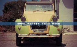 温州欧四二手车交易市场，品质之选，畅行无忧